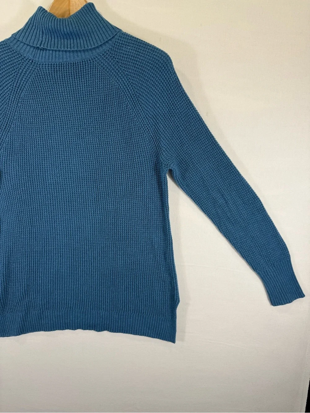 J. Crew Sky Blue Turtleneck Knit Sweater